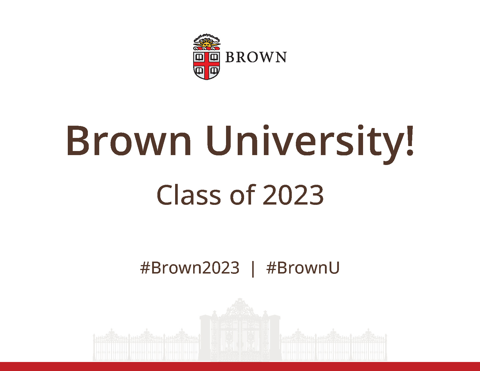Brown University poster